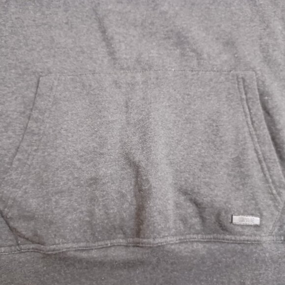 Univibe Faded Black/Dark Grey color Pullover w/ Kangaroo Pocket/Drawstring Neck - Picture 5 of 10